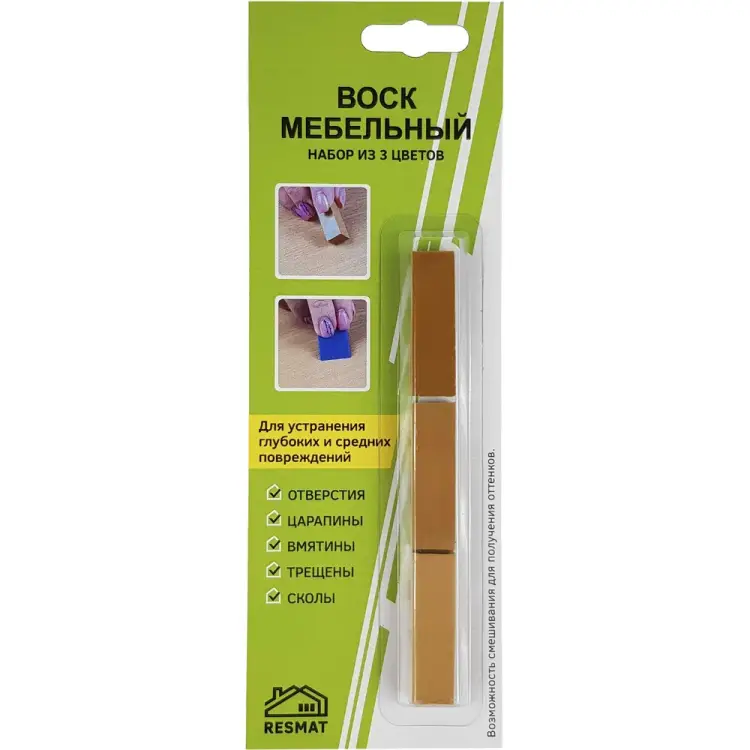 Набор восковых мелков Resmat 2710