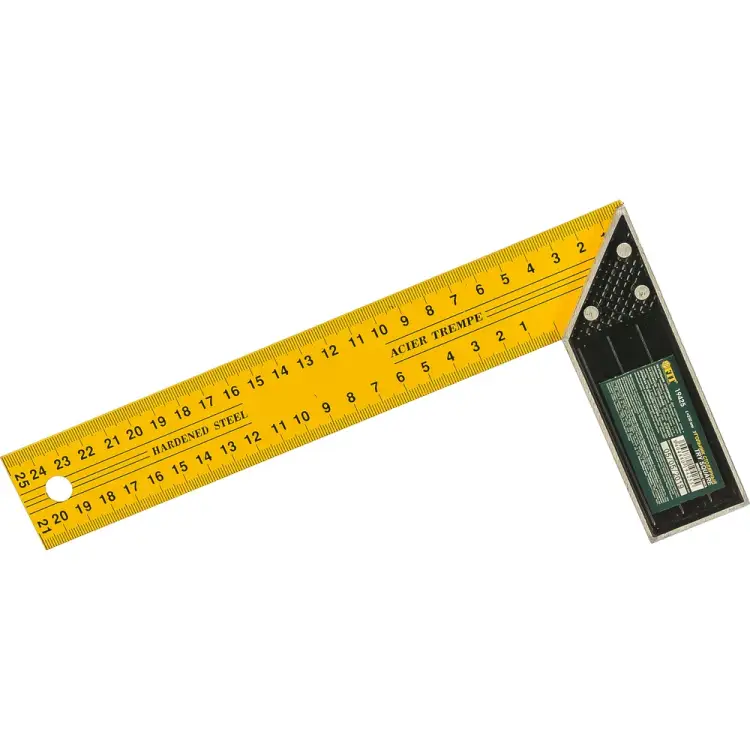 Металлический столярный угольник FIT Профи 19425