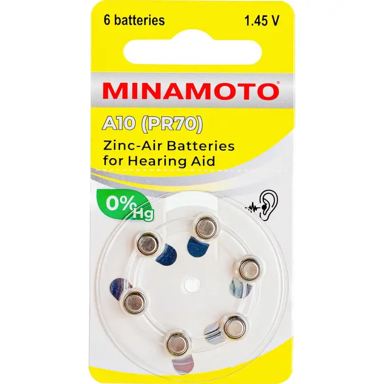 Слуховая батарейка MINAMOTO 8810