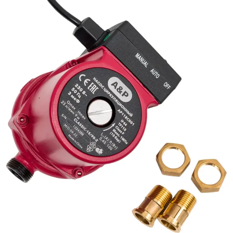 Циркуляционный насос A&P Classic-15/90-Z AP118C001 Циркуляционный насос A&P Classic-15/90-Z AP118C001