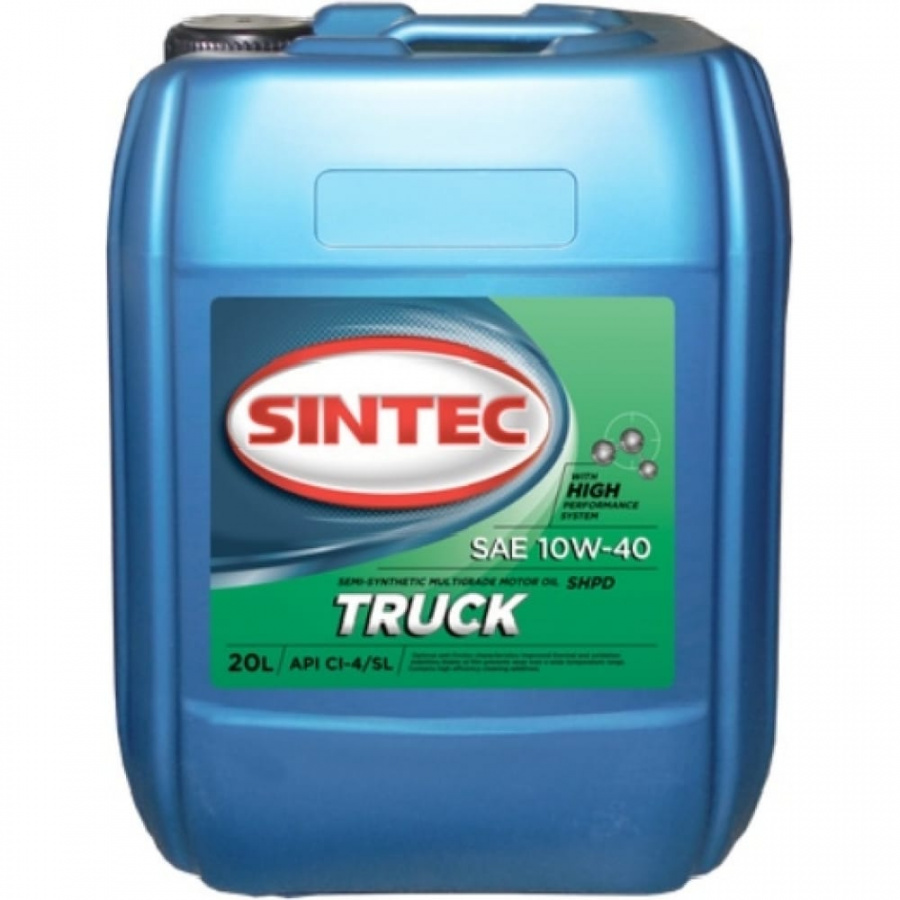 Масло Sintec Sintec Truck 10w40 API CI-4/SL