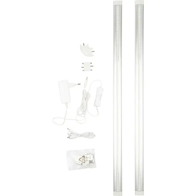 Светодиодный светильник для мебели Uniel ULM-F45-2x6W/4500K SILVER UL-00008280