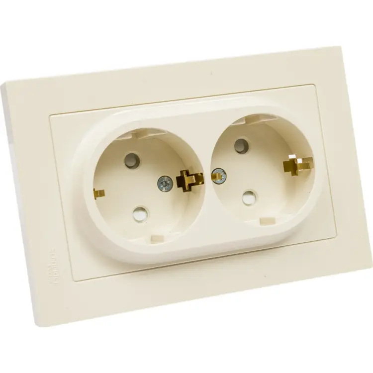 Двойная розетка Systeme Electric AtlasDesign ATN000226