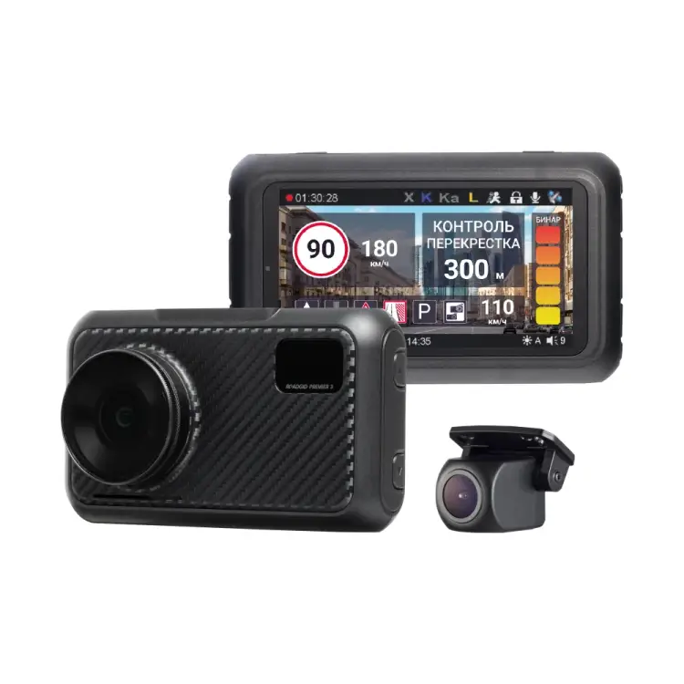 Видеорегистратор ROADGID Premier 3 Carbon 2CH 1045110