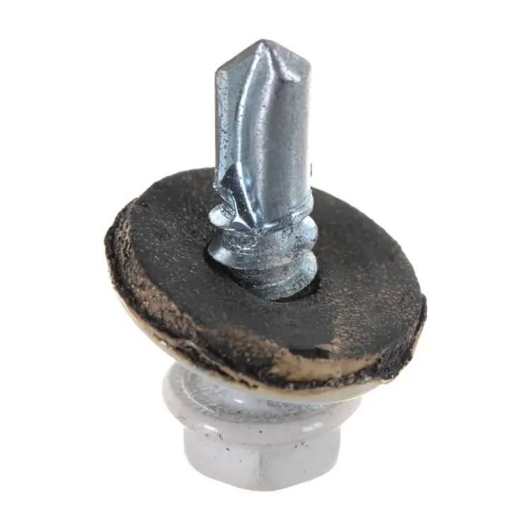 Кровельный саморез качественный крепеж 5.5/19 RAL9003160 белый (160 шт.) 0500099