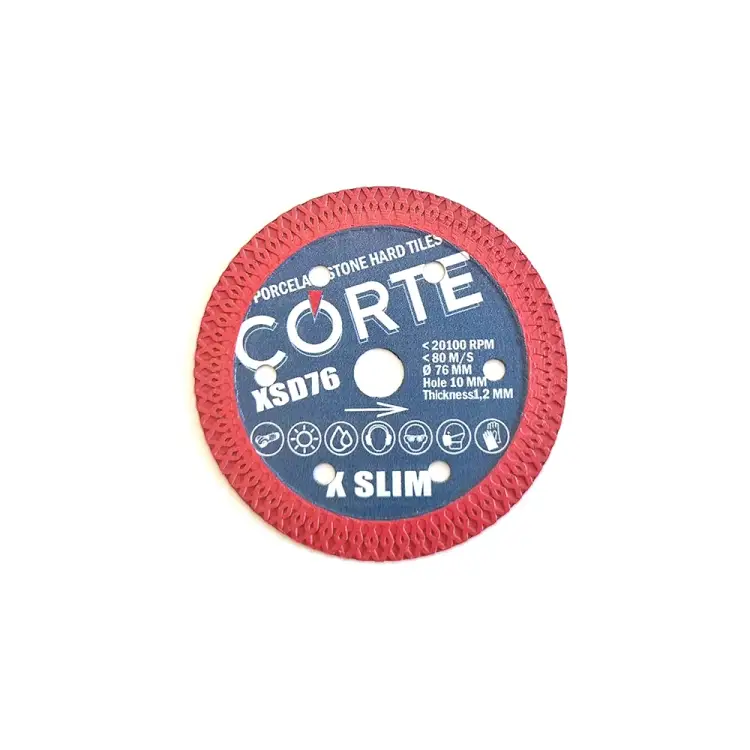 Диск алмазный для мини УШМ по керамограниту CORTE X SLIM XSD76