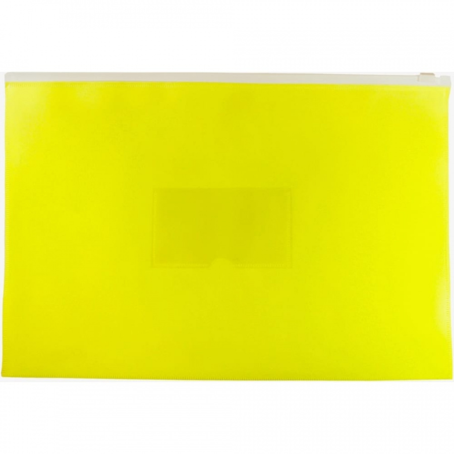 Папка Бюрократ ZIP Double Neon A4+
