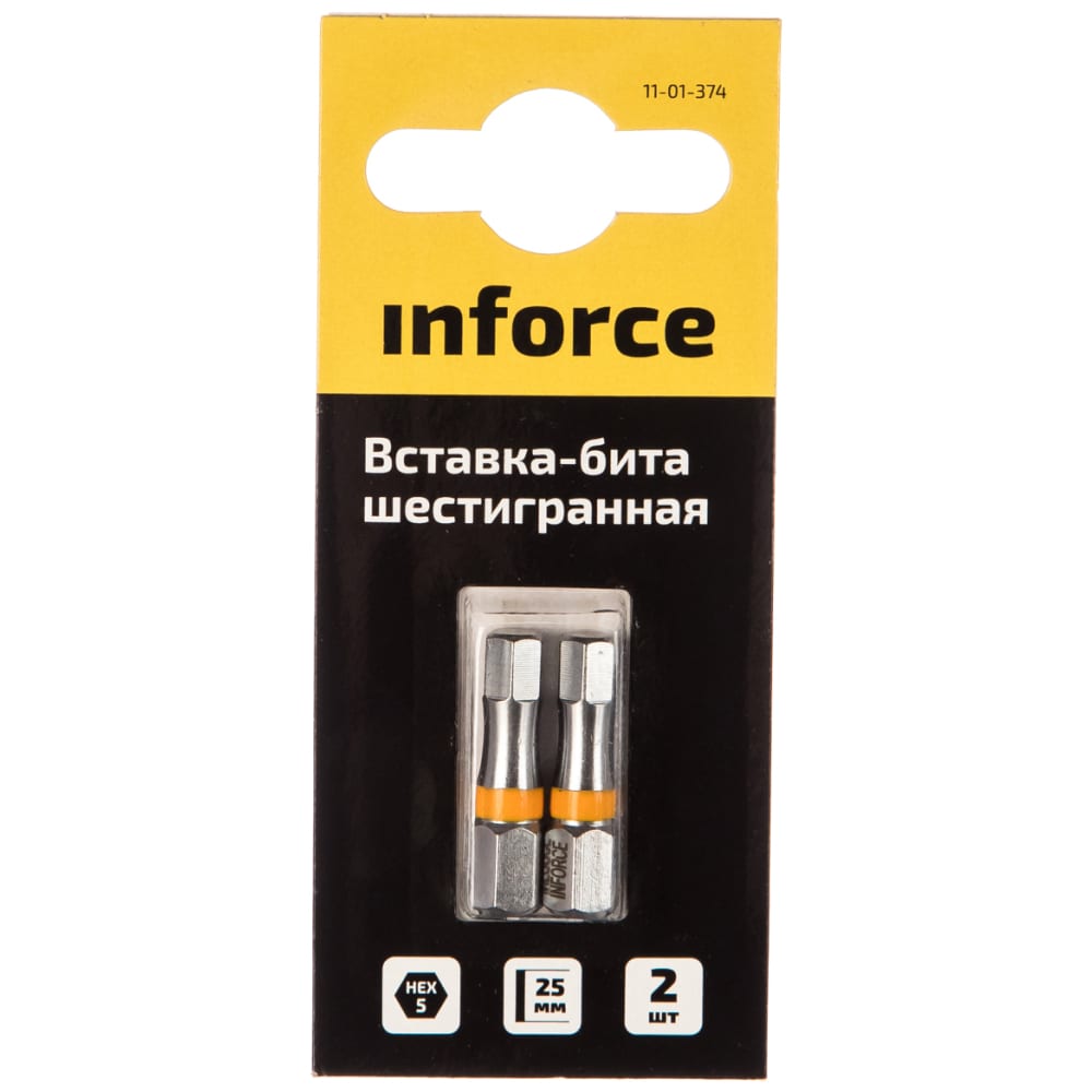 Шестигранная вставка-бита Inforce 11-01-374