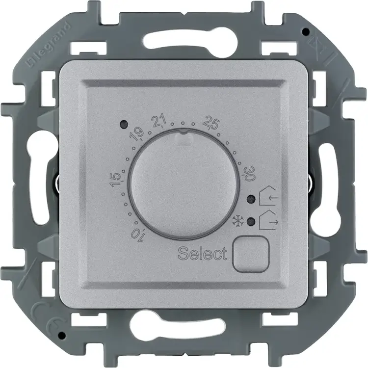 Термостат для теплых полов Legrand INSPIRIA 673812 Термостат для теплых полов Legrand INSPIRIA 673812