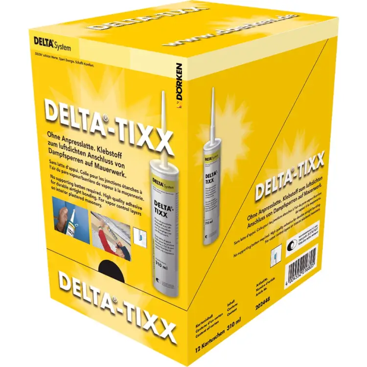 Клей для присоединения пароизоляции к стенам и строительным элементам Delta TIXX 2202448
