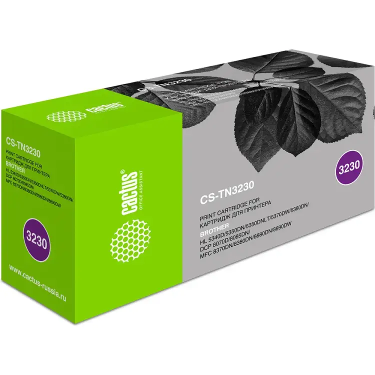 Лазерный картридж для brother hl-5340d/5350dn/5370dw/dcp- Cactus tn-3230 807020