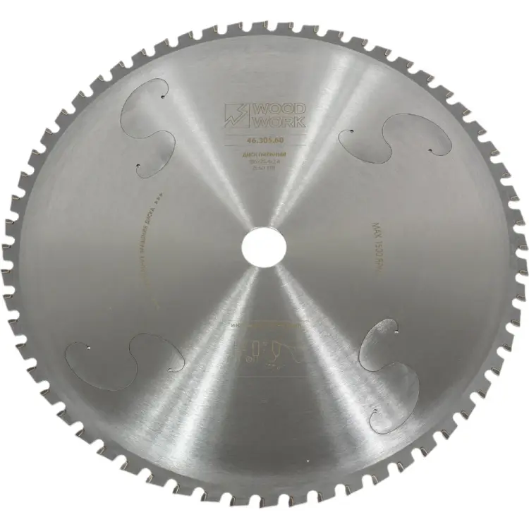 Диск пильный для резки стали WOODWORK Drycut 46.305.60 Диск пильный для резки стали WOODWORK Drycut 46.305.60