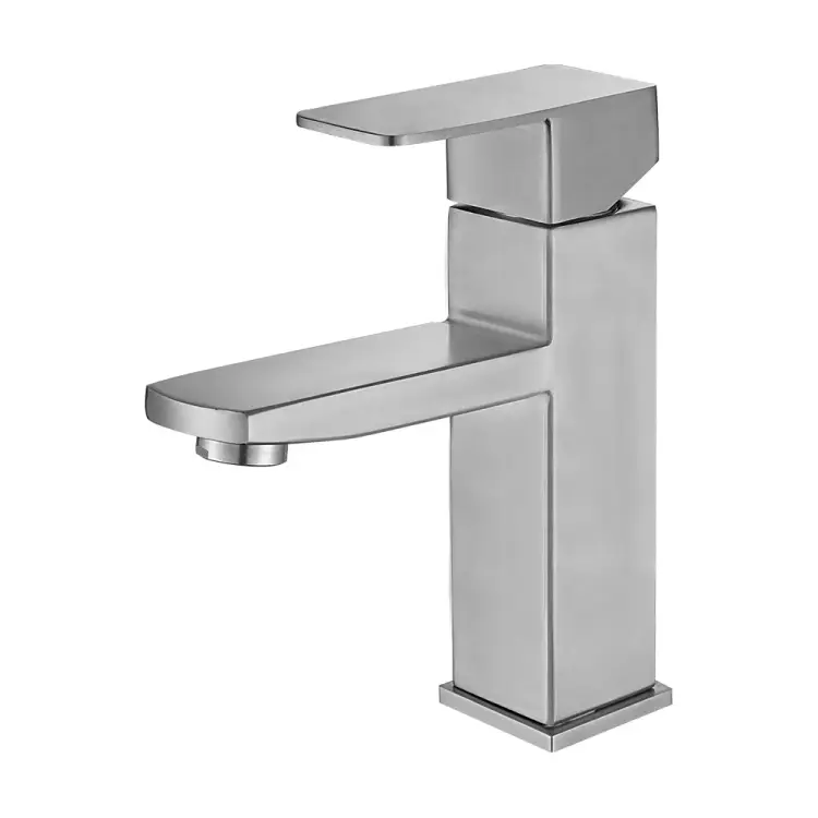 Однорычажный смеситель для умывальника MELANA Cubo 610201