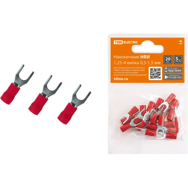 Наконечник TDM ELECTRIC НВИ 1,25-4 SQ0568-0013 Наконечник TDM ELECTRIC НВИ 1,25-4 SQ0568-0013