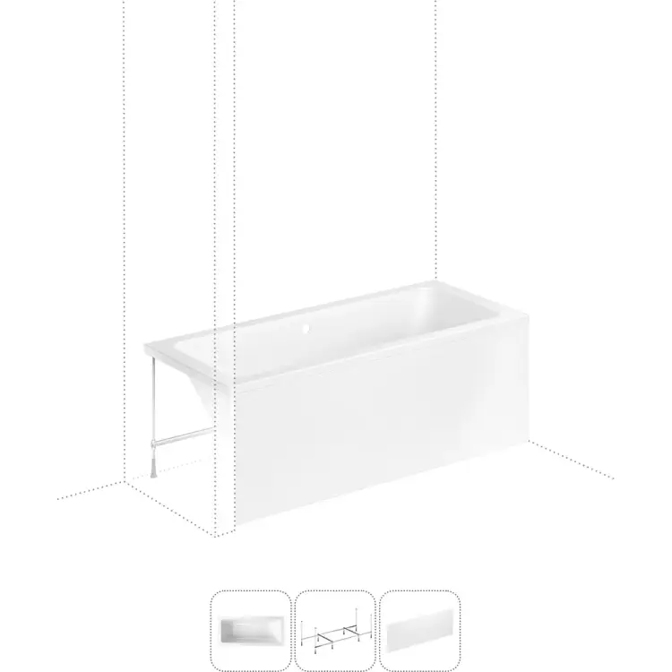 Акриловая ванна Lavinia Boho Pure S2-37100080 Акриловая ванна Lavinia Boho Pure S2-37100080