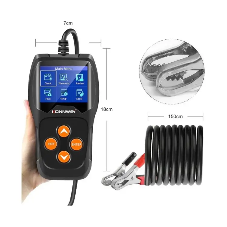 Тестер аккумуляторных батарей для авто Вымпел Konnwei KW600 3135