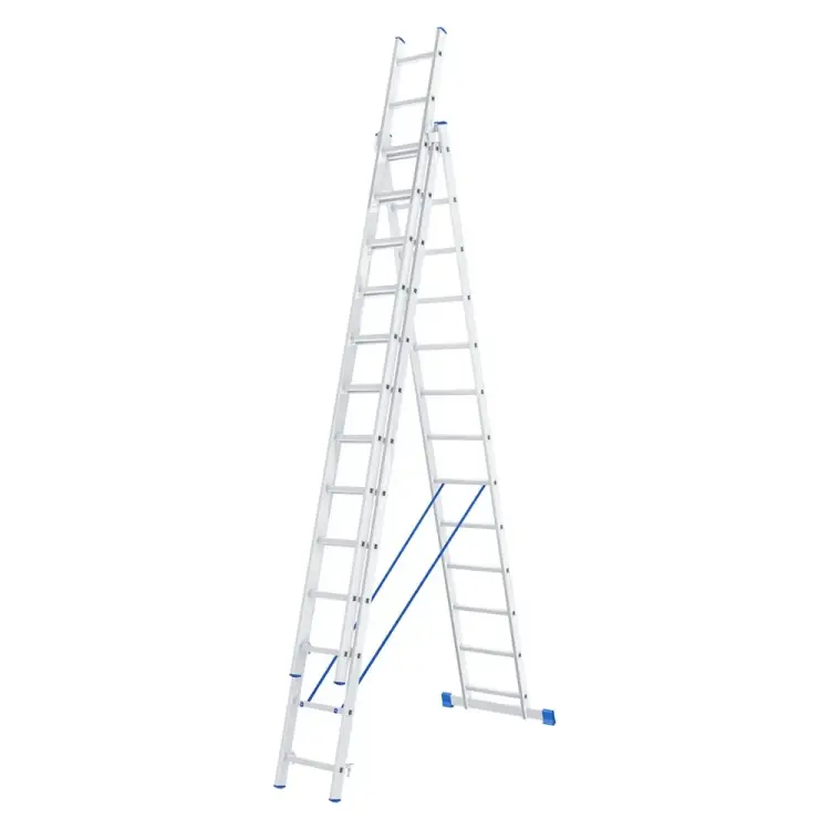 Алюминиевая трехсекционная лестница СИБРТЕХ 97823