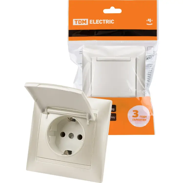 Розетка TDM ELECTRIC Лама SQ1815-0826