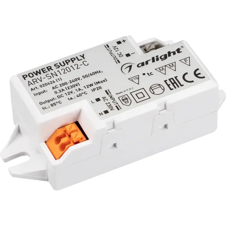 Блок питания Arlight ARV-SN12012-C 0204261 Блок питания Arlight ARV-SN12012-C 0204261