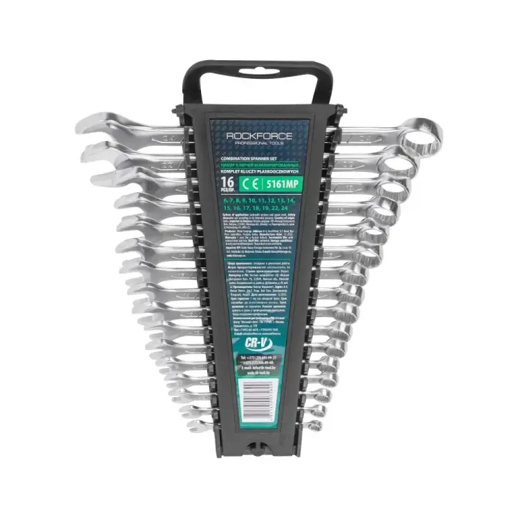 Набор комбинированных ключей Rockforce RF-5161MP(54740) Набор комбинированных ключей Rockforce RF-5161MP(54740)