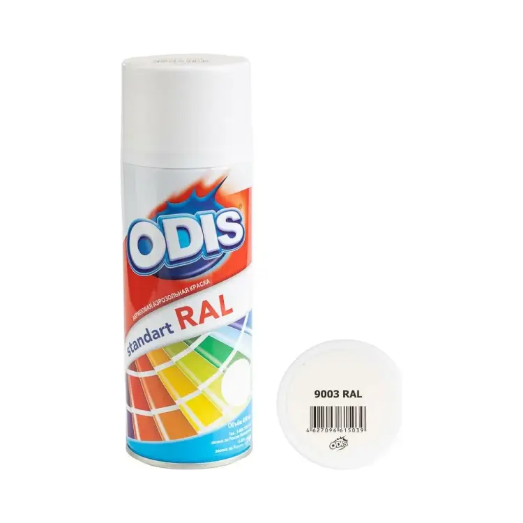 Краска-спрей ODIS standart 9003ral Краска-спрей ODIS standart 9003ral