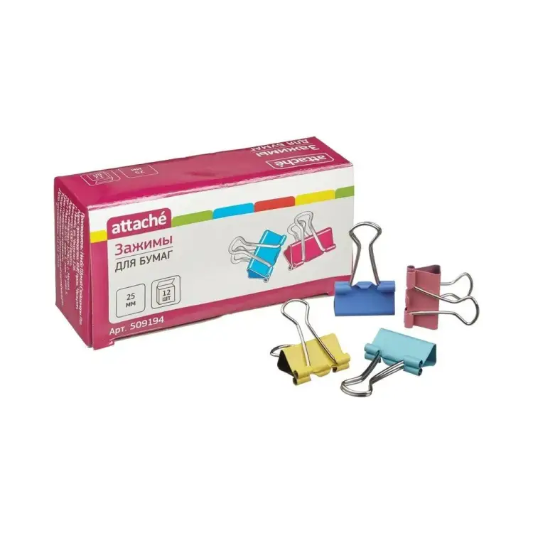 Зажим для бумаг Attache 509194