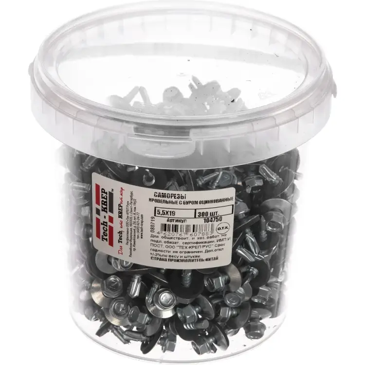 Саморез Tech-Krep 5,5х19 300 шт. 104750