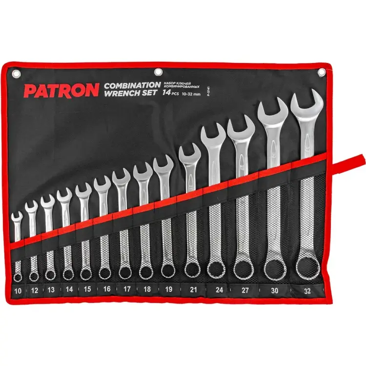 Набор ключей комбинированных Patron P-5141