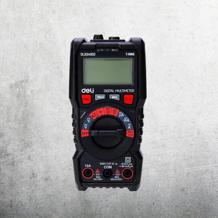 Универсальный цифровой мультиметр DELI DL334302 102977