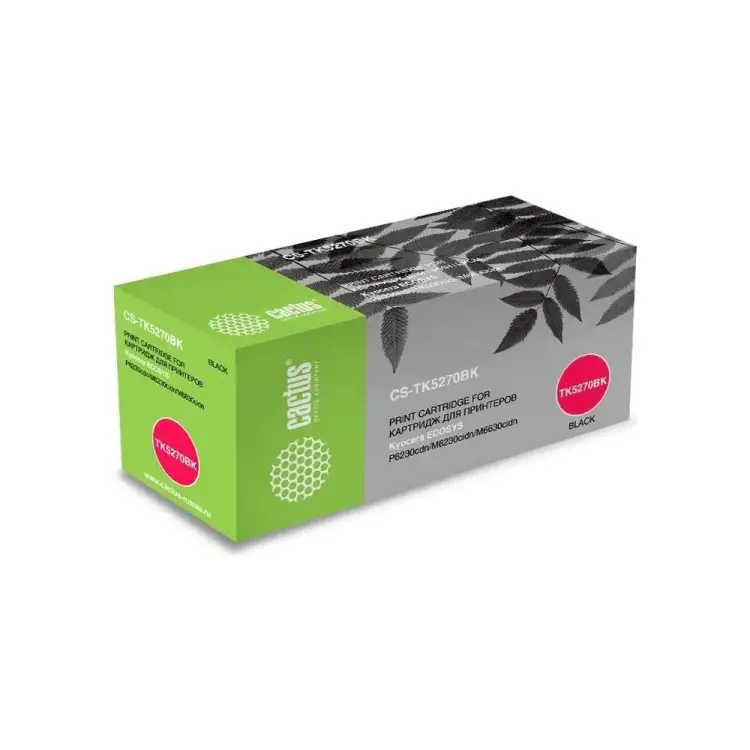 Лазерный картридж для kyocera ecosys p6230cdn/m6230ci Cactus tk-5270bk 1070444