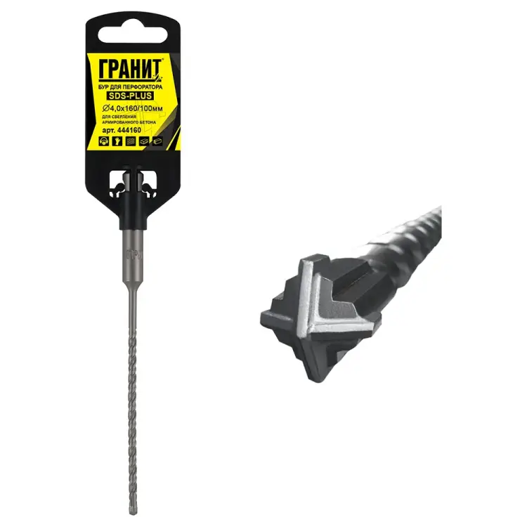 Бур sds-plus Гранит Quadro-X 444160