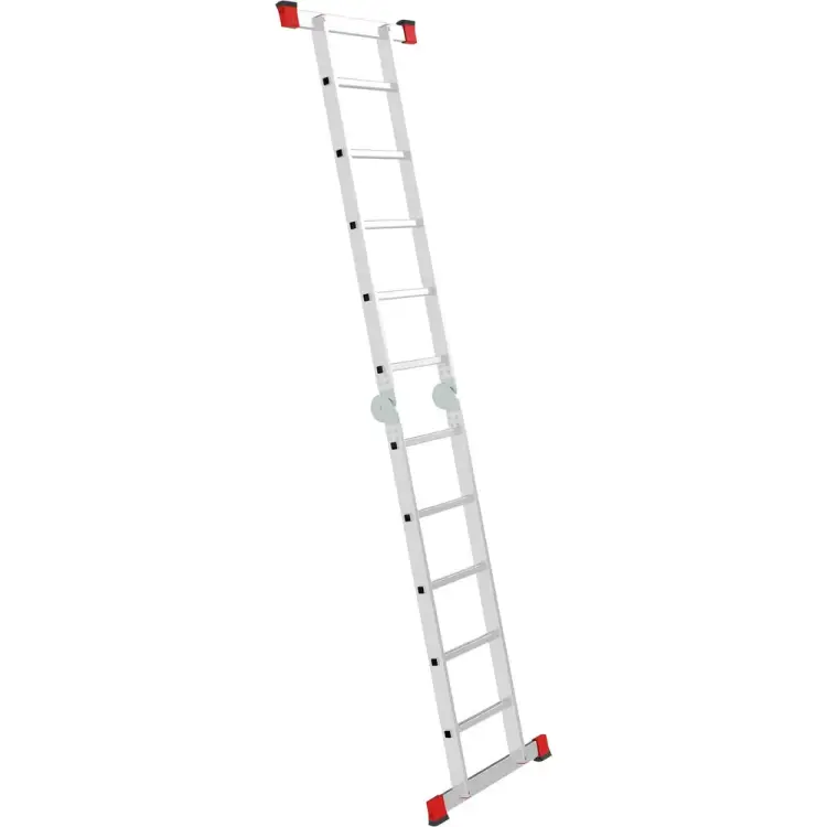 Шарнирная двухсекционная лестница Новая Высота 3310205