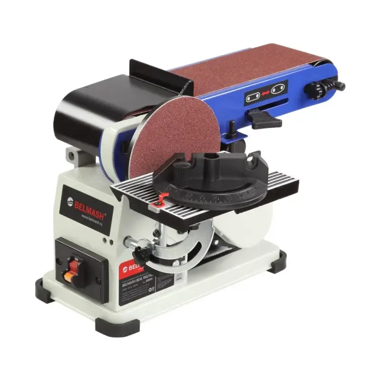 Шлифовальный ленточно-дисковый станок Белмаш BDG 100/152 S083A Шлифовальный ленточно-дисковый станок Белмаш BDG 100/152 S083A