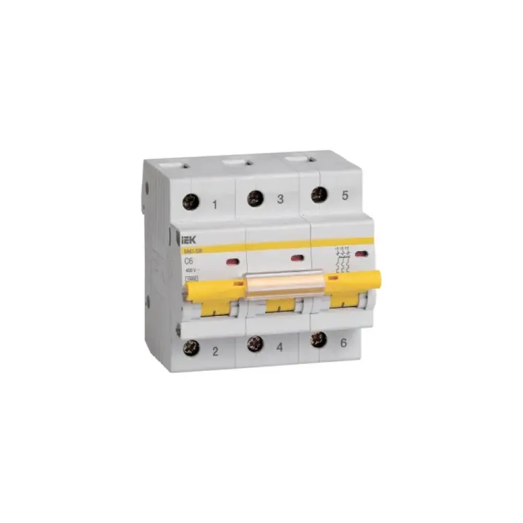 Автоматический выключатель IEK ВА47-100 MVA40-3-006-C