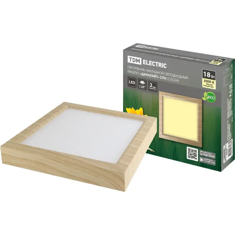 Накладной светодиодный светильник TDM ELECTRIC Даунлайт СПО (сосна) SQ0329-0421