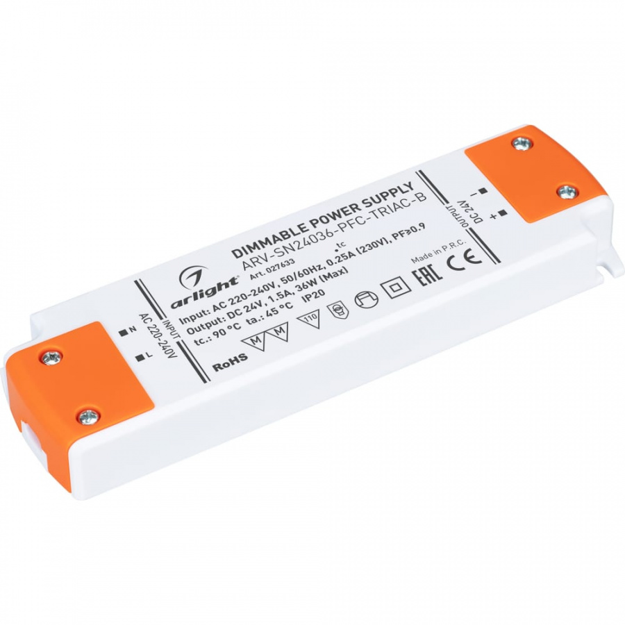 Блок питания Arlight ARV-SN24036-PFC-TRIAC-B