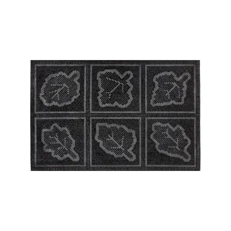Придверный резиновый коврик ComeForte PIN MAT Листья PM-008