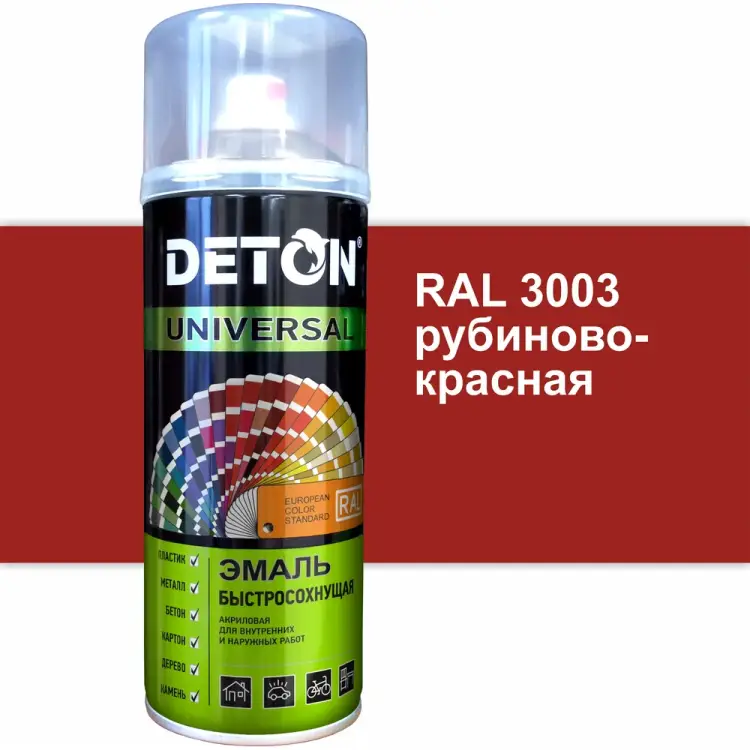 Быстросохнущая акриловая эмаль Deton DTN-A07245 Быстросохнущая акриловая эмаль Deton DTN-A07245