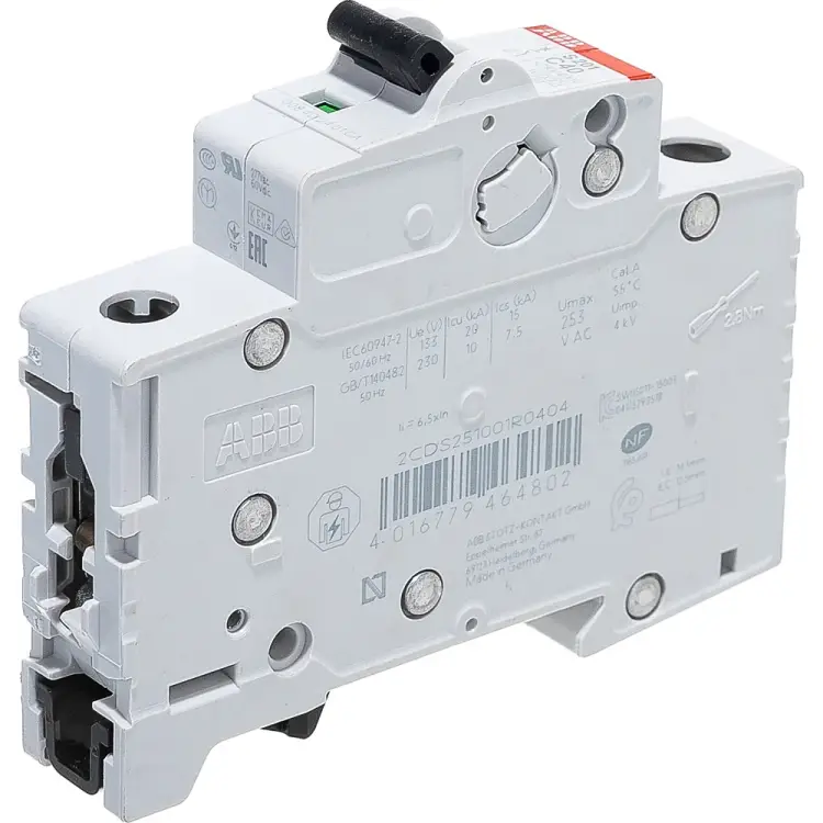 Автомат ABB S201 1п C 40А 6кА 2CDS251001R0404