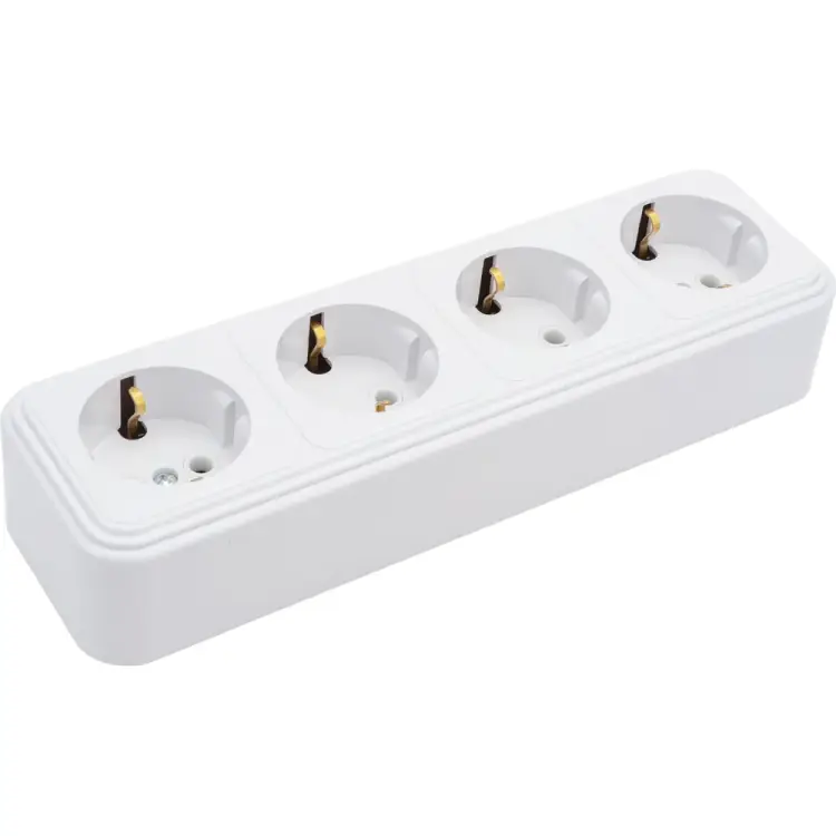 Четырехместная розетка STEKKER PST16-61-20 39703