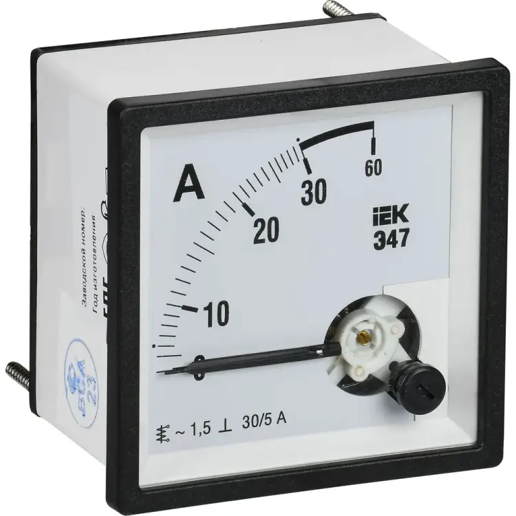 Амперметр IEK э47 IPA10-6-0030-E