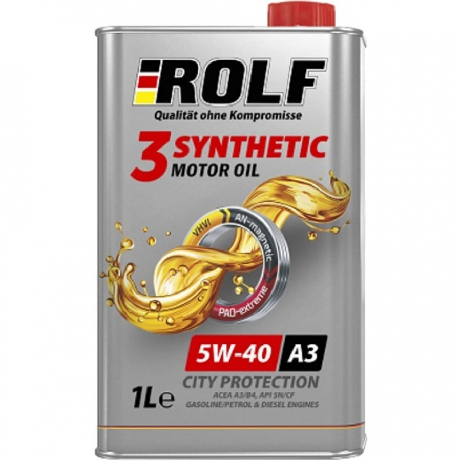 Моторное масло Rolf 3-Synthetic 5W-40 ACEA A3/B4
