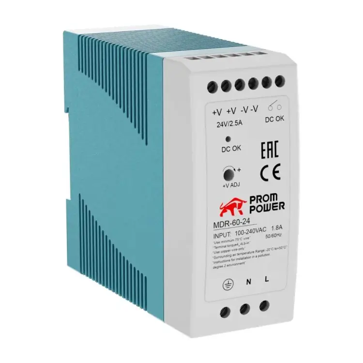 Источник питания Prompower mdr-60-24 MDR6024