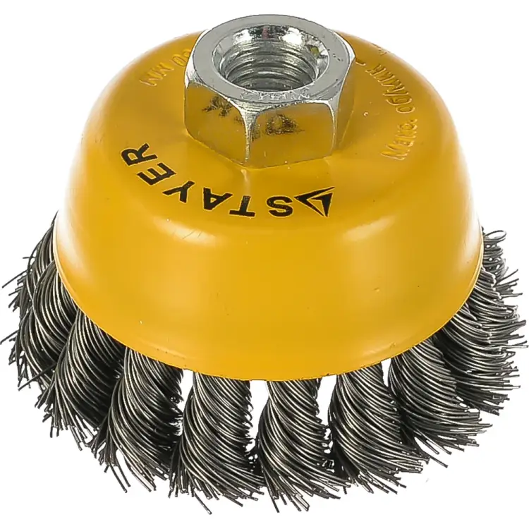 Чашечная щетка для УШМ STAYER "MASTER" 35128-080 z01 Чашечная щетка для УШМ STAYER "MASTER" 35128-080 z01