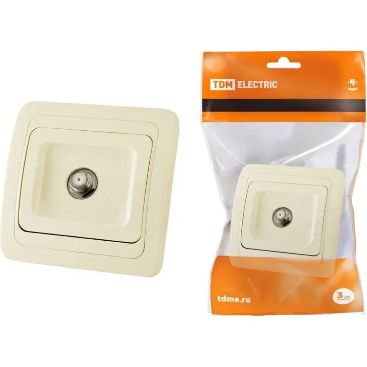 Телевизионная розетка TDM ELECTRIC Валдай SQ1804-0140