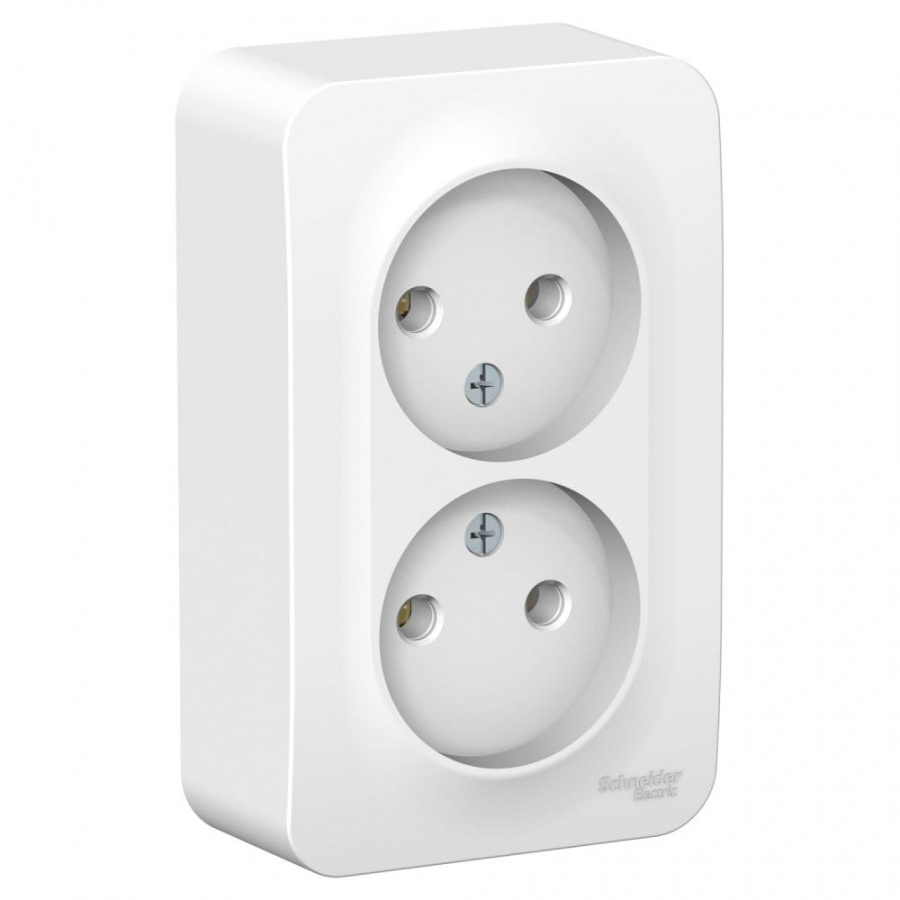 Двойная розетка Schneider Electric BLANCA