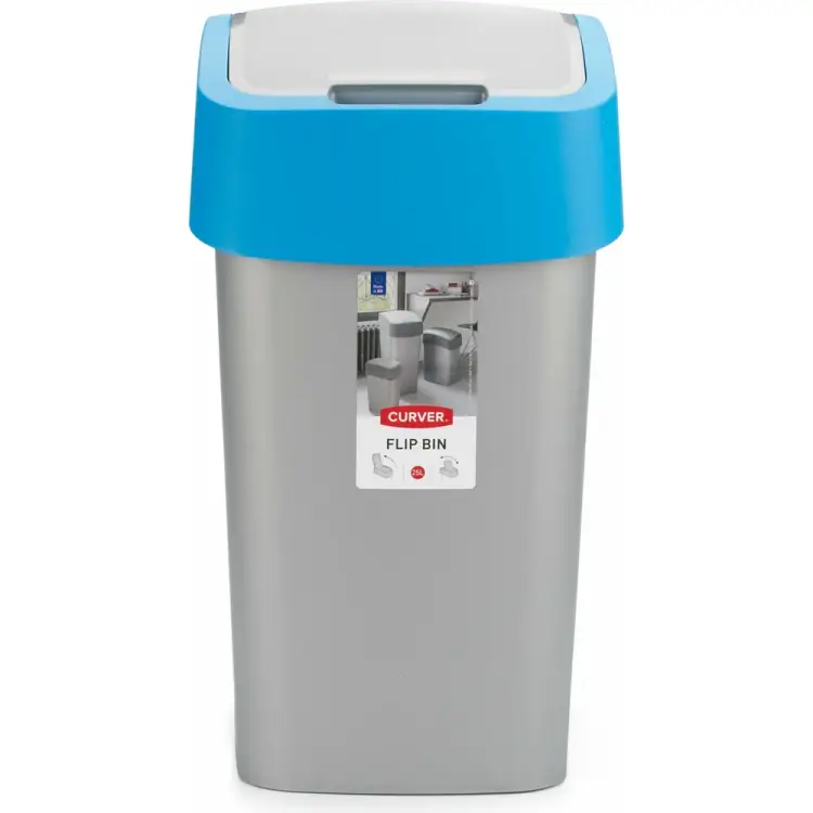 Контейнер для мусора CURVER FLIP BIN 02171-734-00