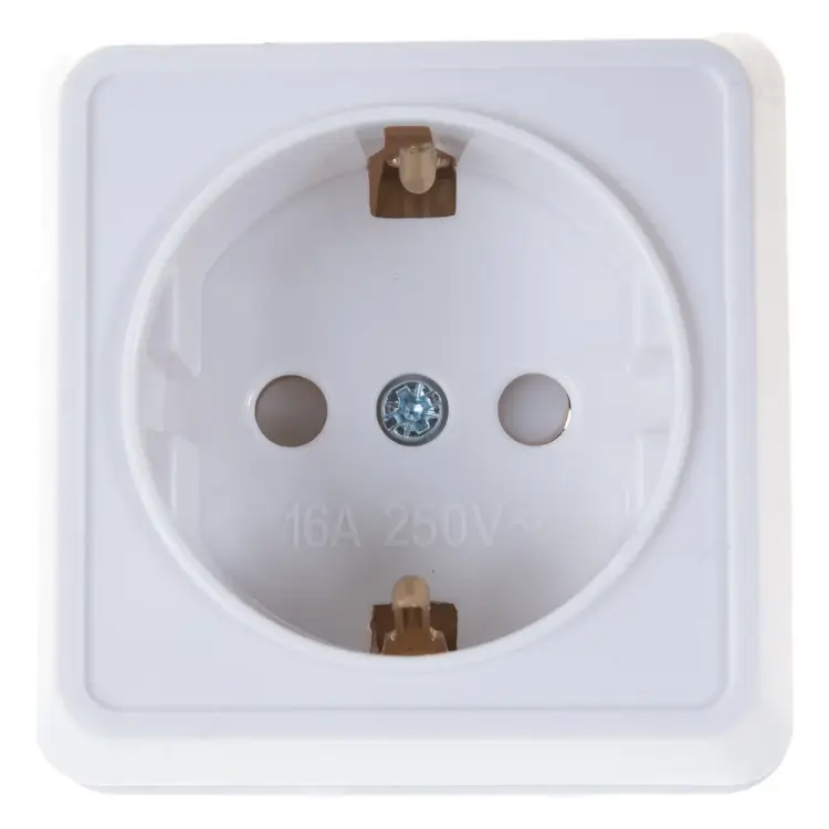 Одноместная розетка IEK РСш20-3-ОБ ОКТАВА ERO14-K01-16-DC