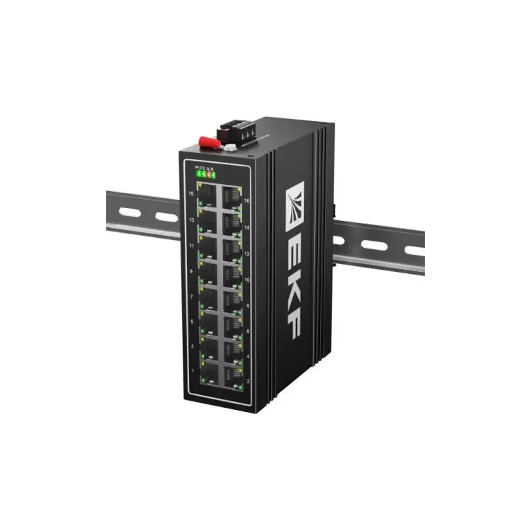 Промышленный неуправляемый коммутатор EKF U-16T TSX-U-16T
