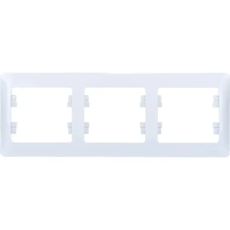 Горизонтальная трехместная рамка Systeme Electric GLOSSA GSL000103